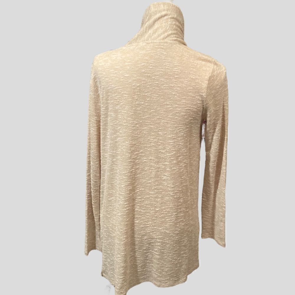 89th & Madison Open Front Beige and Cream Cardigan - Picture 4 of 9